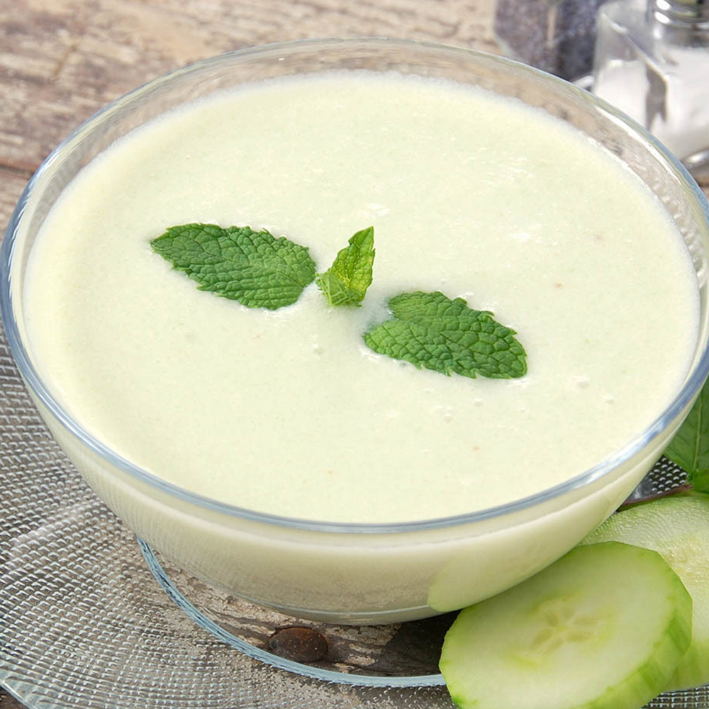 Cold cucumber cream