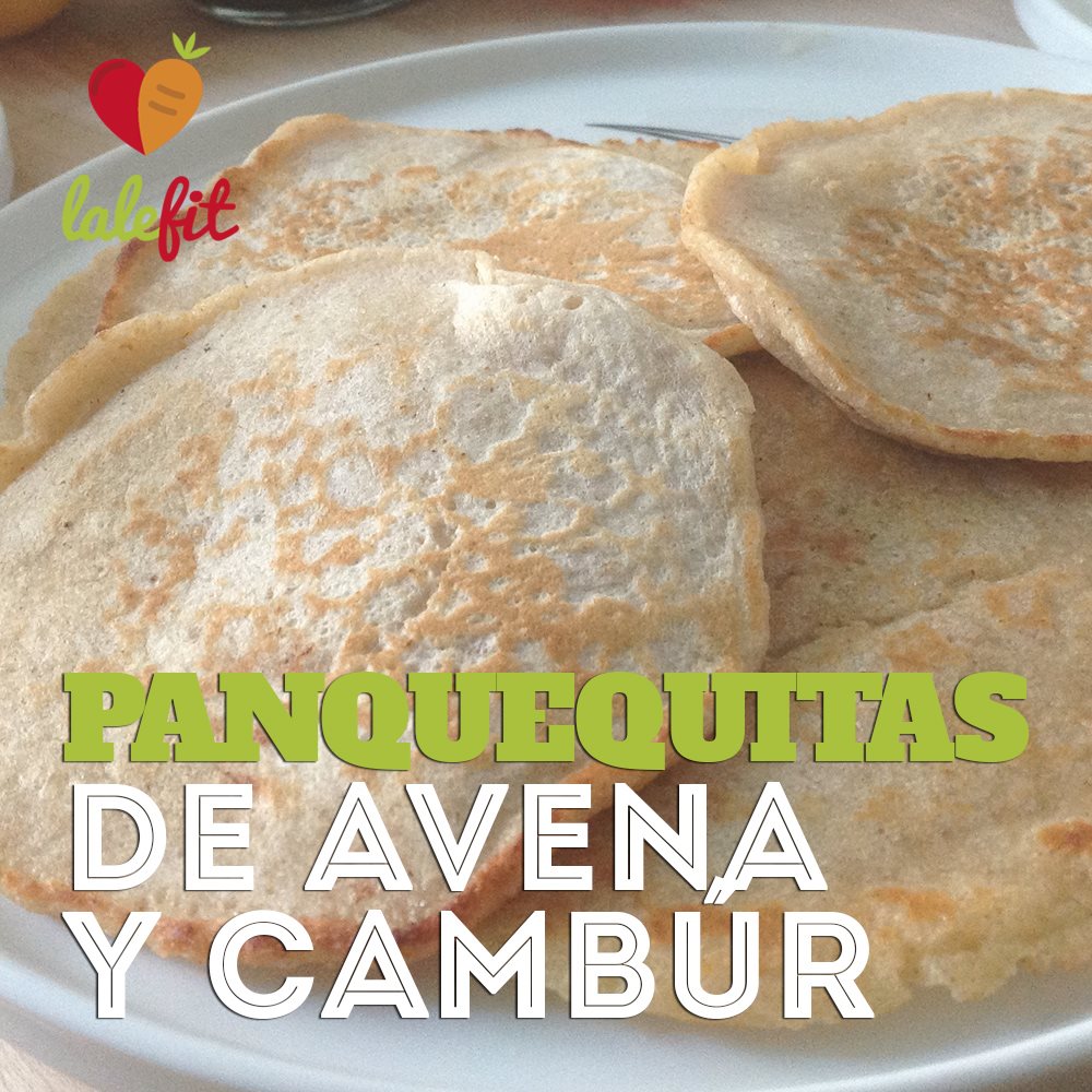 Panquequitas de avena y cambur/banana