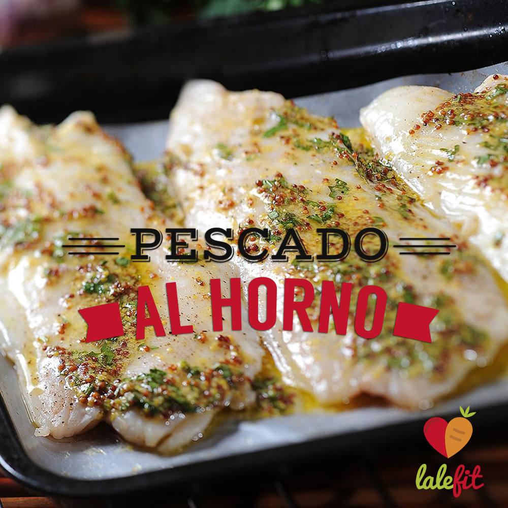 Filete de pescado al horno