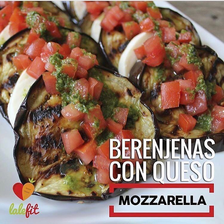 Berenjenas con queso mozzarella