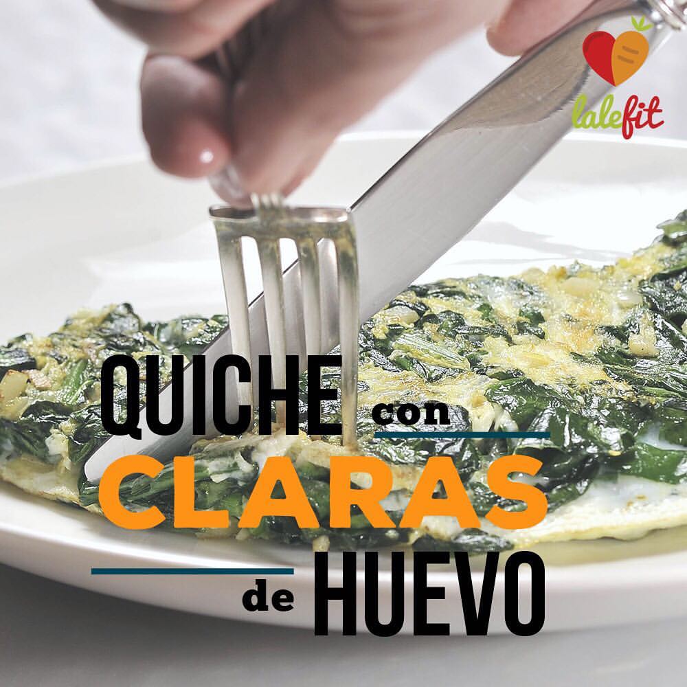 Quiche con claras de huevo