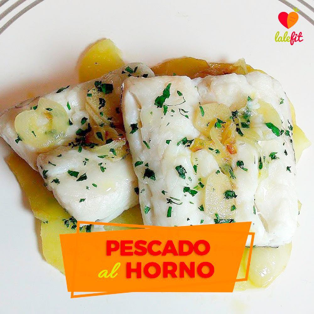 Pescado blanco al horno