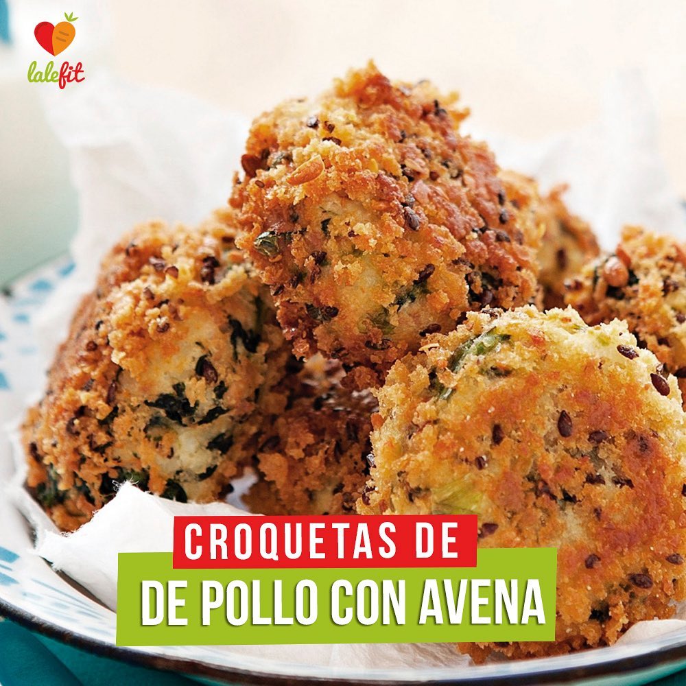 Recetas: croquetas de pollo (o atún si quieren) con avena